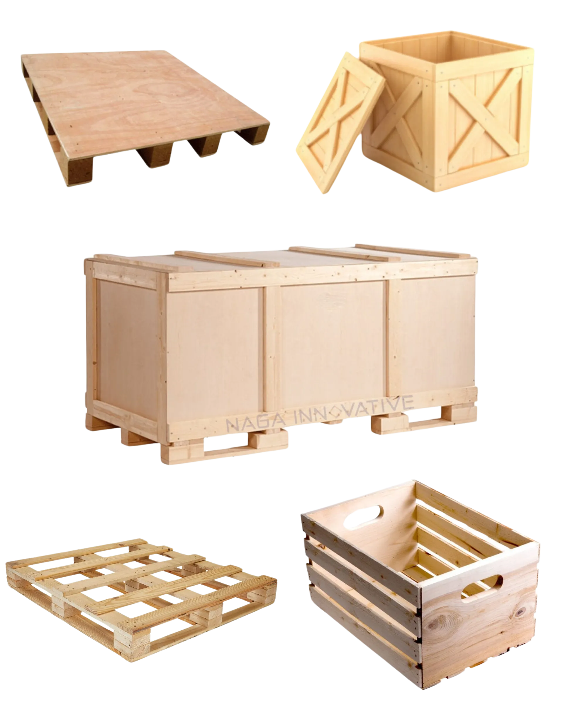 Wooden Pallets Stack